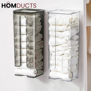 Wall Hanging Undergarments And Grocery Bag Organizer