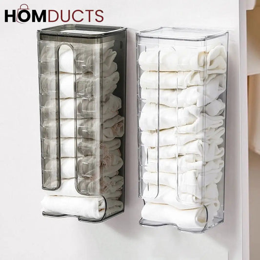 Wall Hanging Undergarments And Grocery Bag Organizer