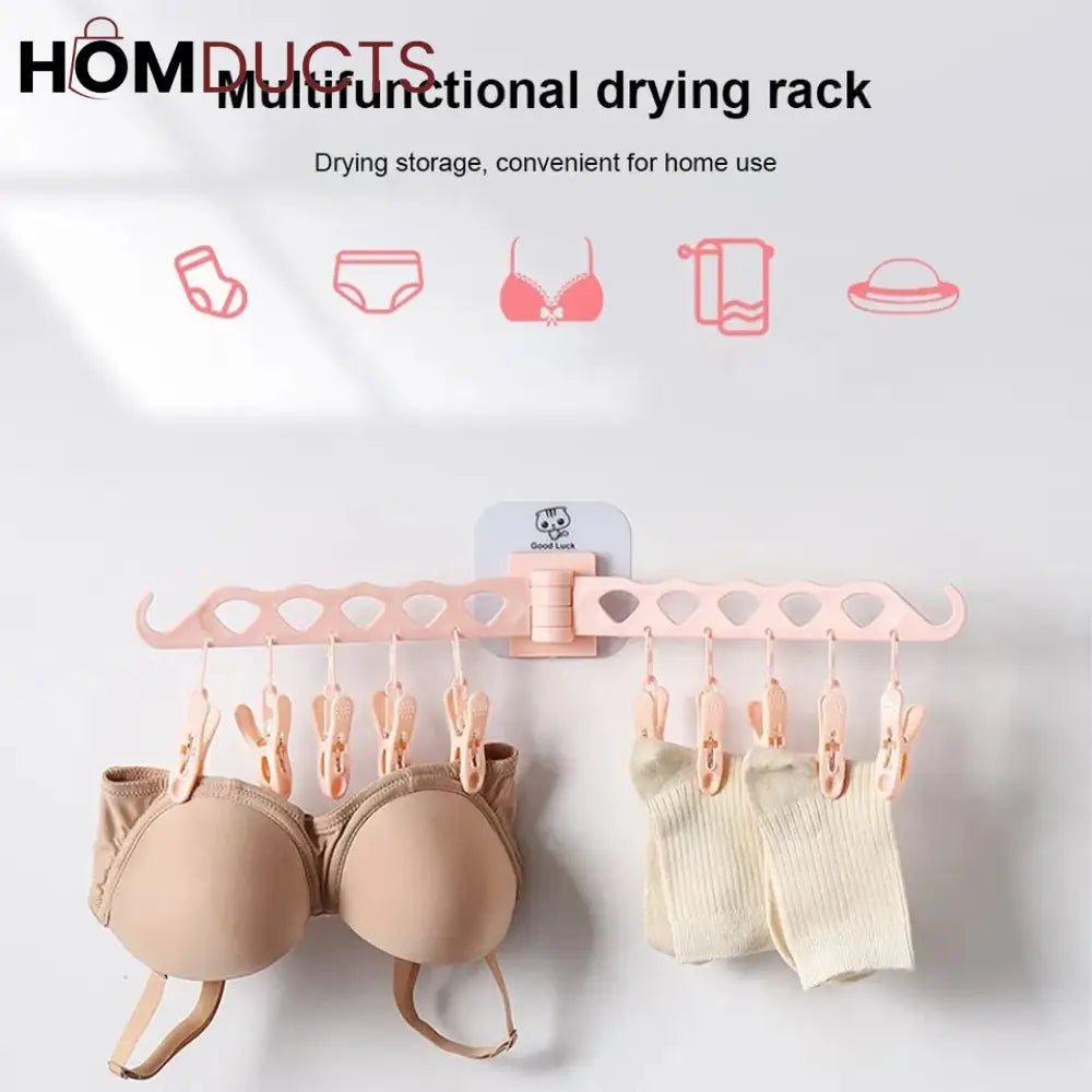 Wall Mounted Clothes Drying Rack