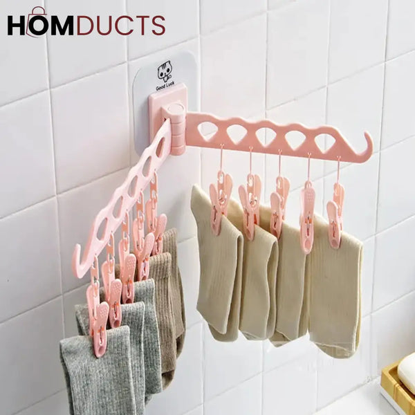 Wall Mounted Clothes Drying Rack