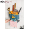 Wall Mounted Cutlery Holder With Drain Tray