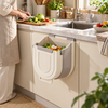 Wall-Mounted Foldable Kitchen Garbage Bin – Cabinet Door Hanging Waste Basket