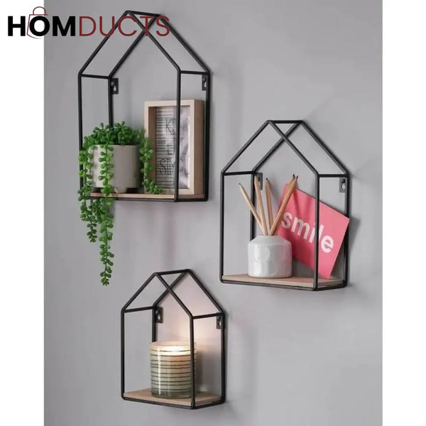 Wall Mounted House Shape Shelf