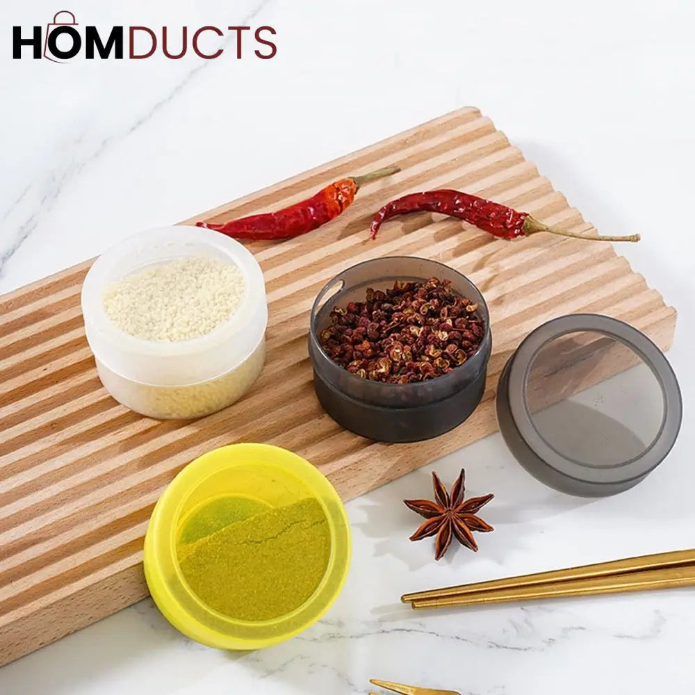 Wall Mounted Magnetic Seasoning Box (3Pcs)