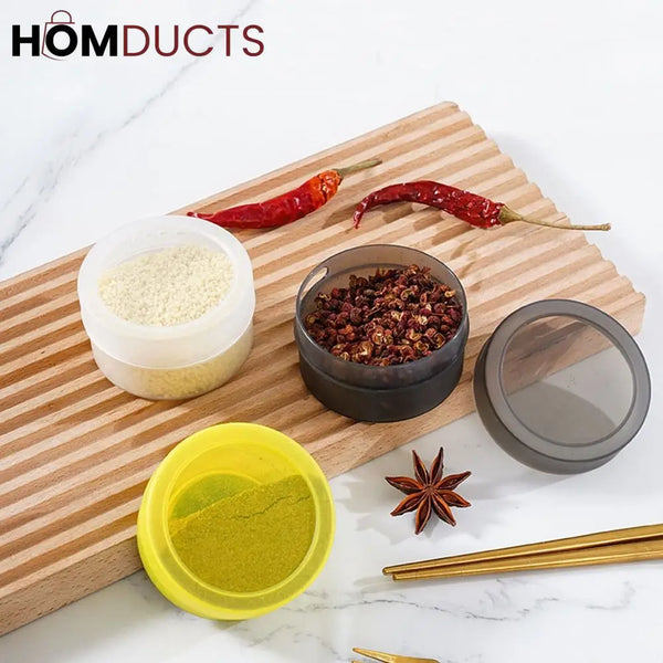 Wall Mounted Magnetic Seasoning Box (3Pcs)
