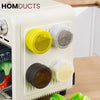 Wall Mounted Magnetic Seasoning Box (3Pcs)