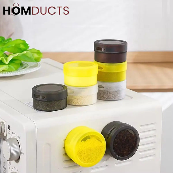 Wall Mounted Magnetic Seasoning Box (3Pcs)