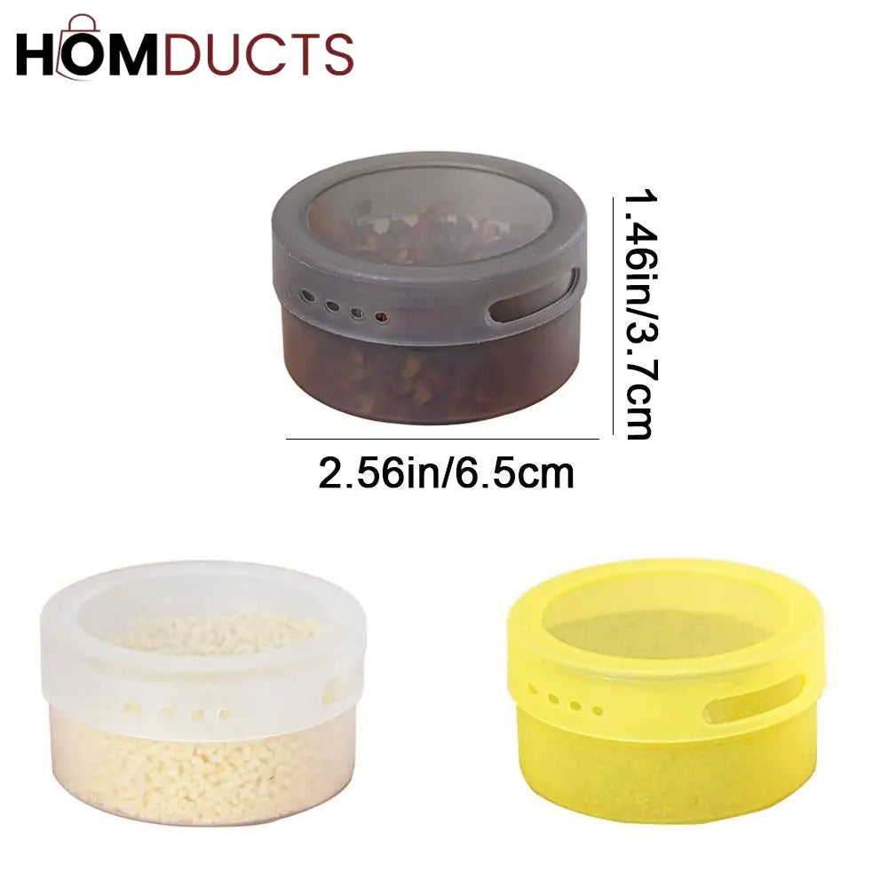 Wall Mounted Magnetic Seasoning Box (3Pcs)