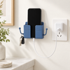 Wall-mounted mobile charging holder with two side hooks