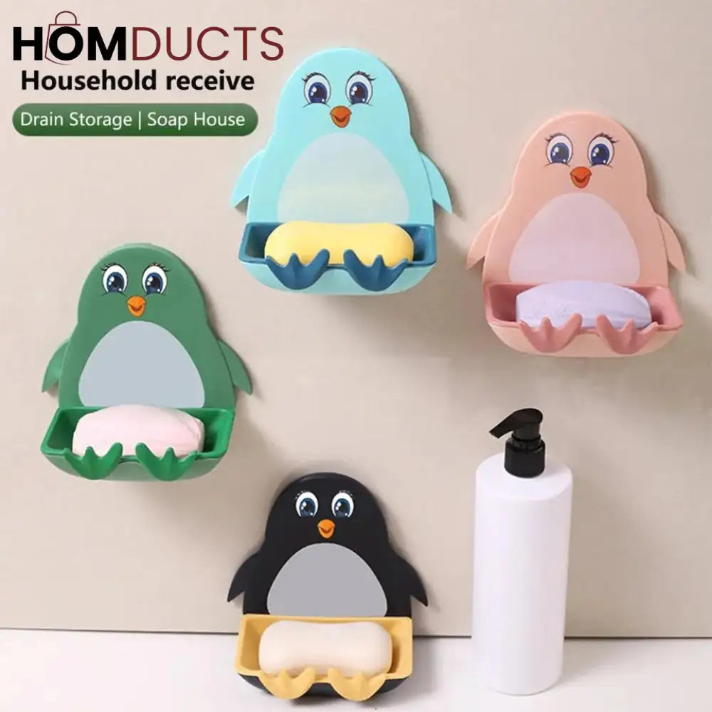 Wall Mounted Penguin Soap Dish