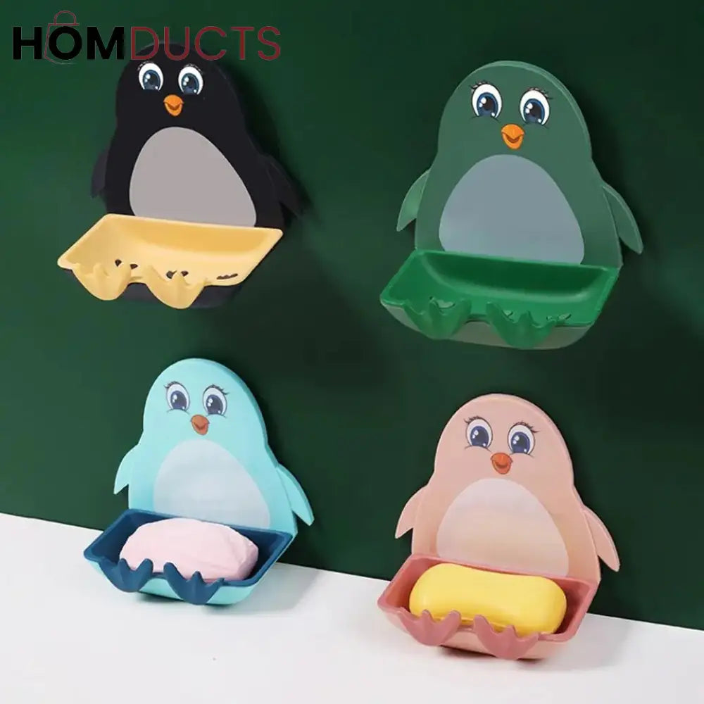 Wall Mounted Penguin Soap Dish