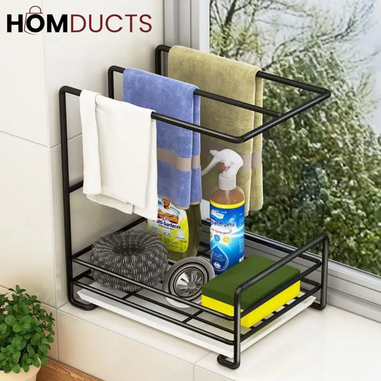 Wall Mounted Rag Drain Shelf