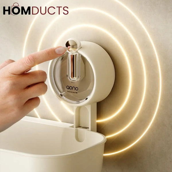 Wall-Mounted Shower Shelf Organizer – No-Drill Suction Bathroom Storage Rack for Toiletries & Cosmetics