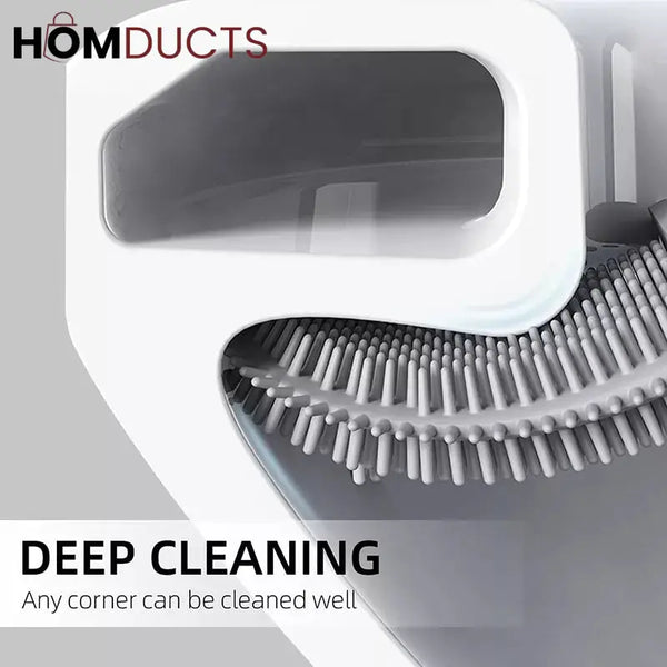 Wall Mounted Silicone Toilet Brush