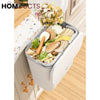 Wall-Mounted Slim Trash Bin – Space-Saving Kitchen Waste Container with Lid