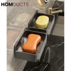 Wall-Mounted Soap Holder with Drain Tray – Waterproof Punch-Free Soap Box with Lid for Bathroom & Kitchen