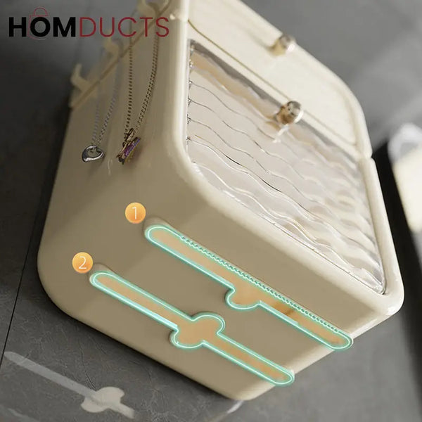 Wall Mounted Toilet Paper Holder With Drawer