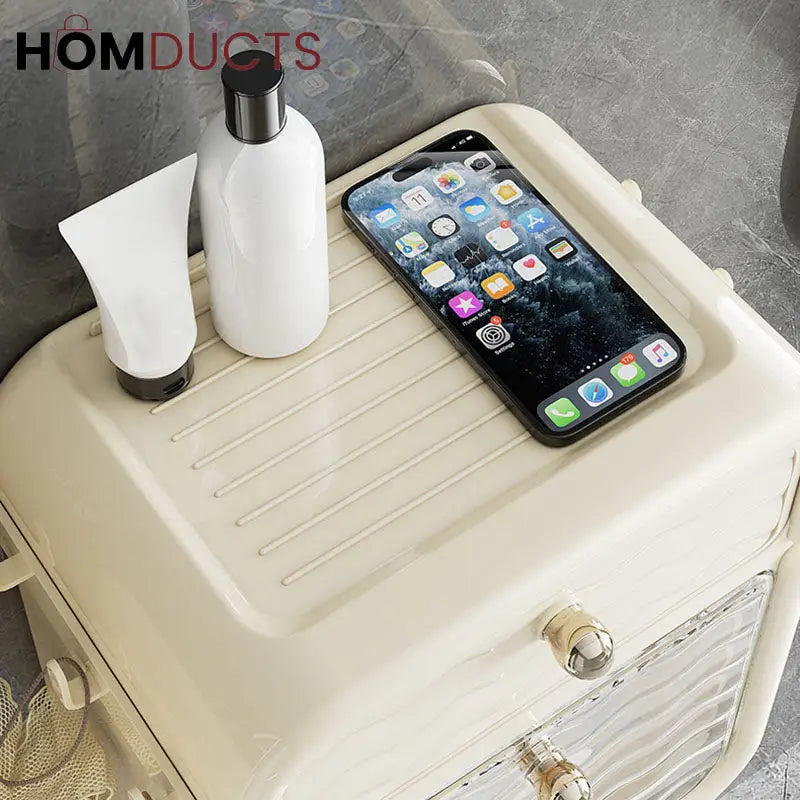 Wall Mounted Toilet Paper Holder With Drawer