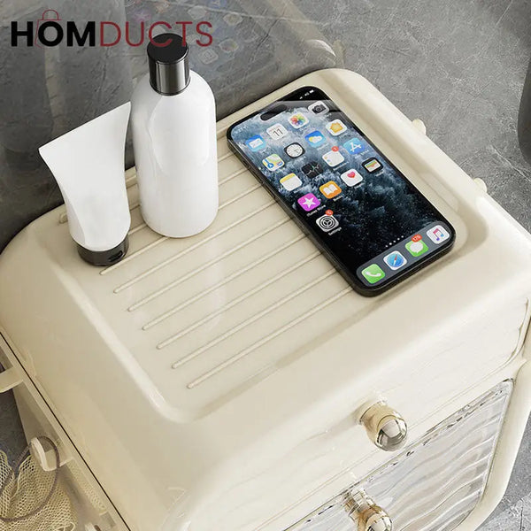 Wall Mounted Toilet Paper Holder With Drawer