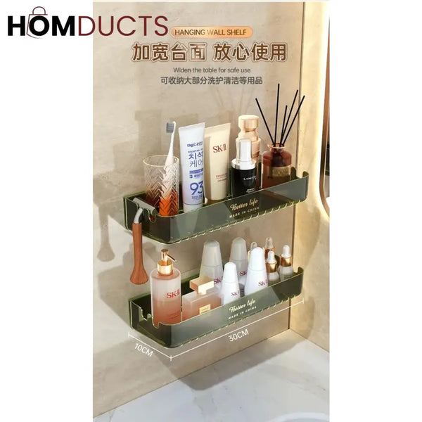 Wall Mounted Transparent Shelf