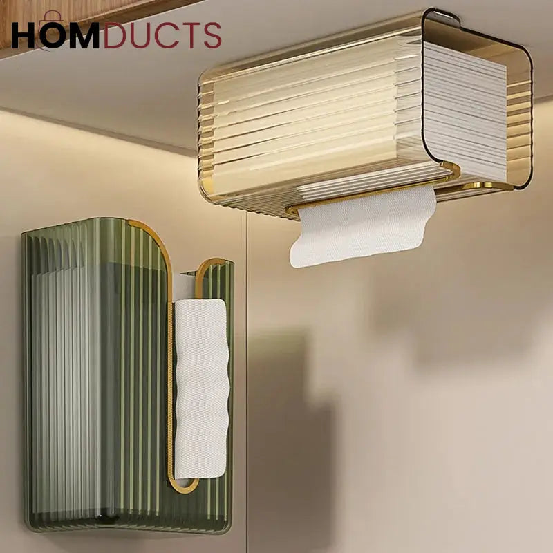Wall Mounted Transparent Tissue Box