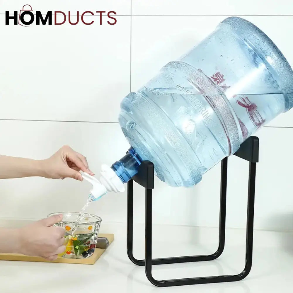 Water Bottle Stand With Nozzle