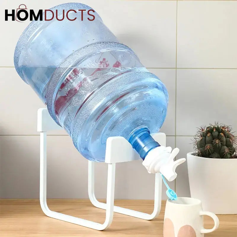 Water Bottle Stand With Nozzle