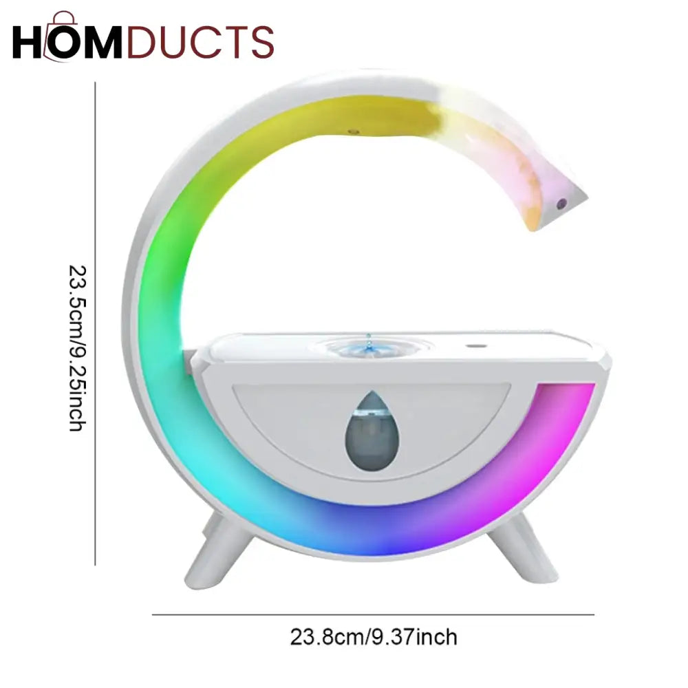 Water Droplet Air Humidifier With Lamp