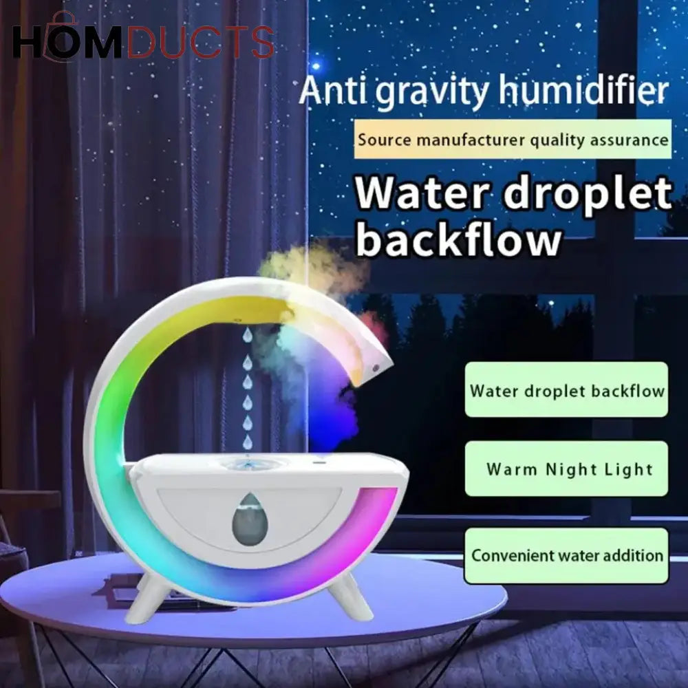 Water Droplet Air Humidifier With Lamp