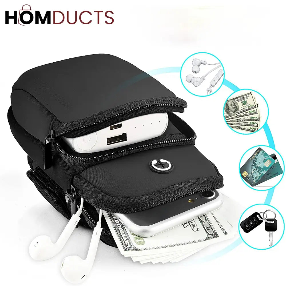 Waterproof Sports Arm Bag With Headset Hole