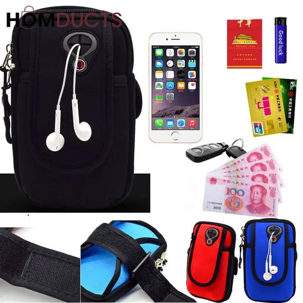Waterproof Sports Arm Bag With Headset Hole