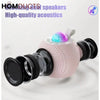 Wireless Karaoke Speaker with LED Light Show & Dual Microphones