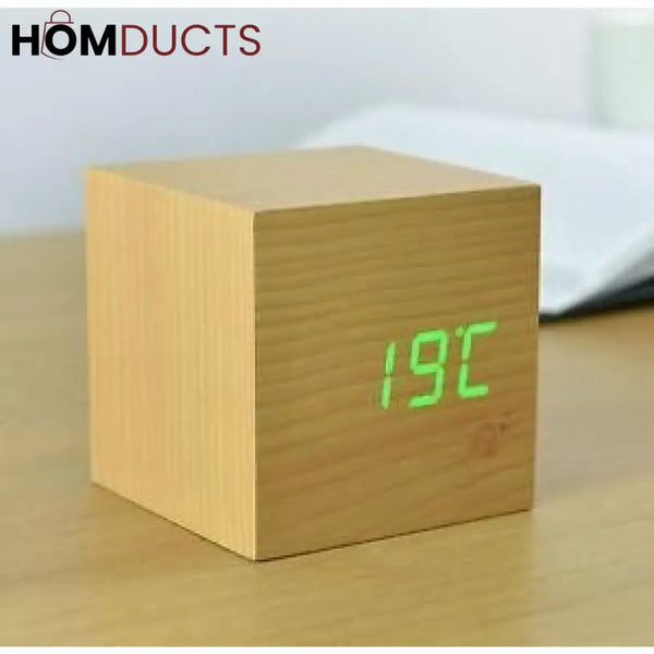 Wooden Alarm Clock