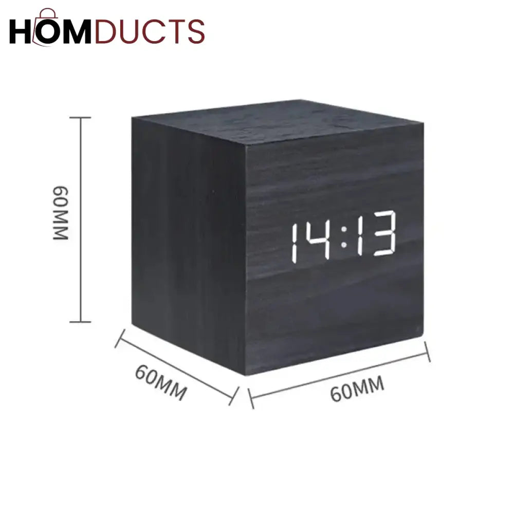 Wooden Alarm Clock