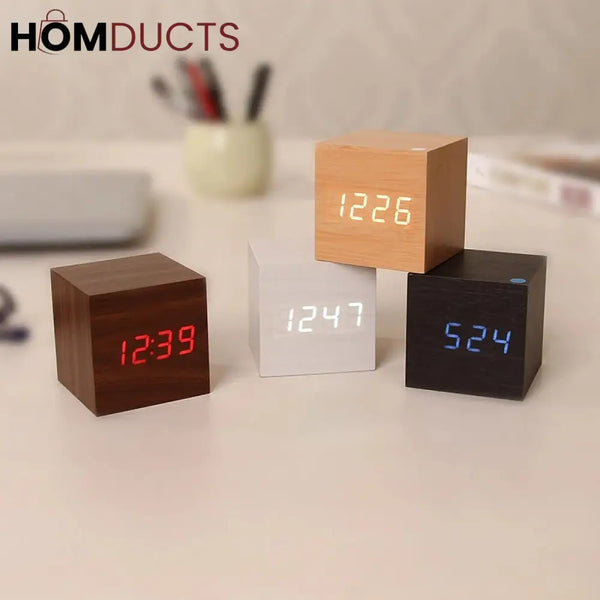 Wooden Alarm Clock