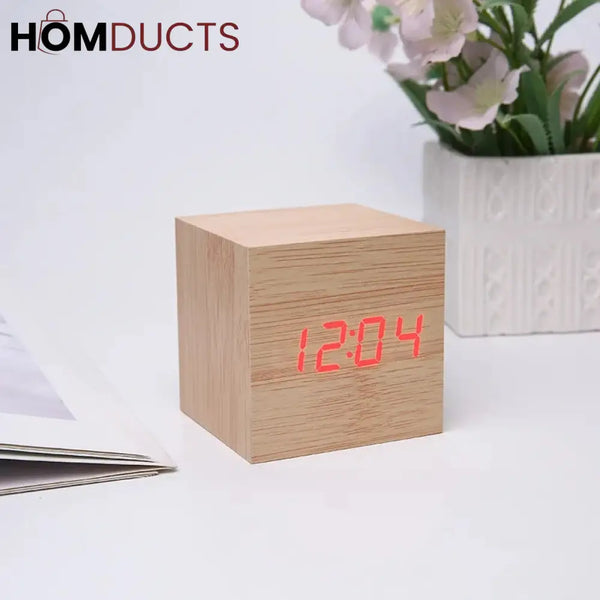 Wooden Alarm Clock