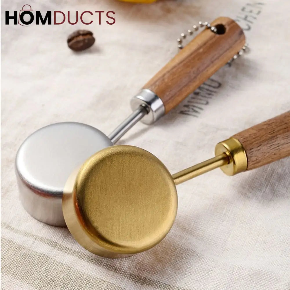 Wooden Handle Stainless Steel Measuring Spoon