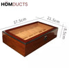 Wooden Luxury Wrist Watch Storage Box J & C Organizer