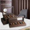 Wooden Luxury Wrist Watch Storage Box J & C Organizer