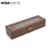 Wooden Luxury Wrist Watch Storage Box J & C Organizer