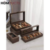 Wooden Luxury Wrist Watch Storage Box J & C Organizer