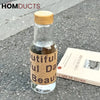 Wooden Style Glass Water Bottle