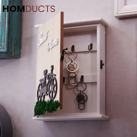 Wooden Wall Mounted Key Holder