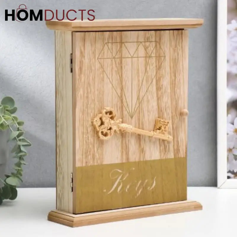 Wooden Wall Mounted Key Holder