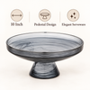 10-Inch Pedestal Glass Fruit Plate features and details