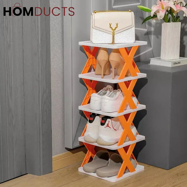 X - Shape Shoe Rack