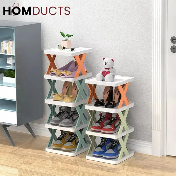 X - Shape Shoe Rack