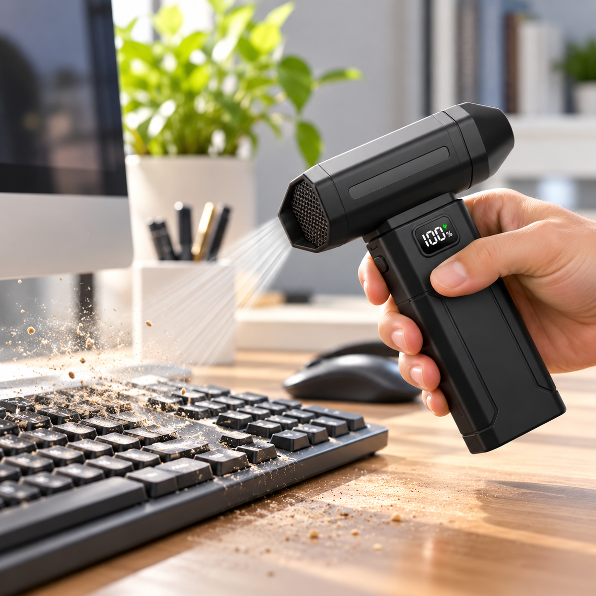 X8 rechargeable digital display handheld blower