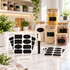 reusable chalkboard labels with white marker