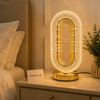 Modern Metal Oval LED Table Lamp